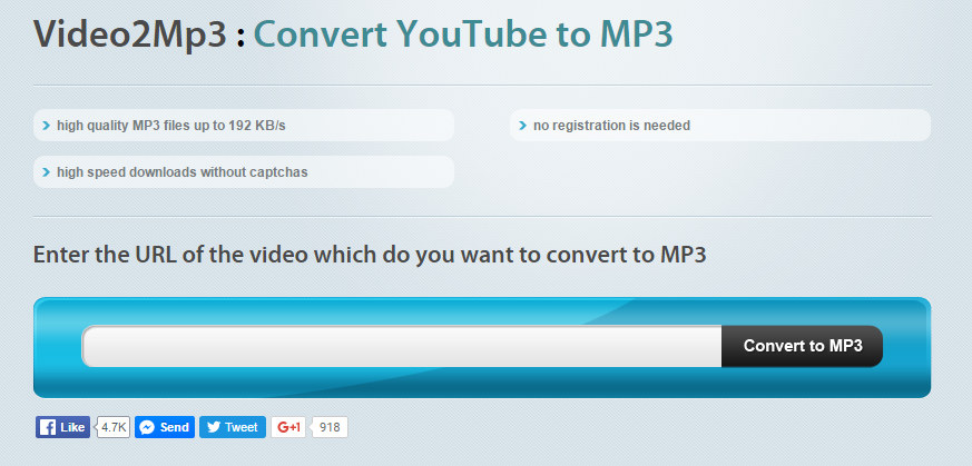 Video2mp3 download free youtube